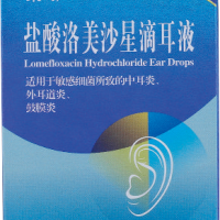 盐酸洛美沙星滴耳液
